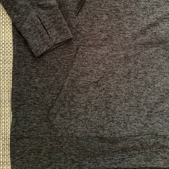 OUTDOOR VOICES All Day CloudKnit Long Sleeve Pullover Hoodie L Charcoal Gray - Picture 5 of 8